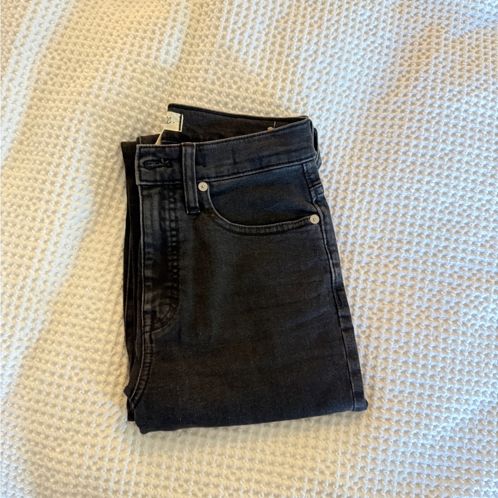 Madewell Classic Straight Jeans | Dark Wash/black | Size 25